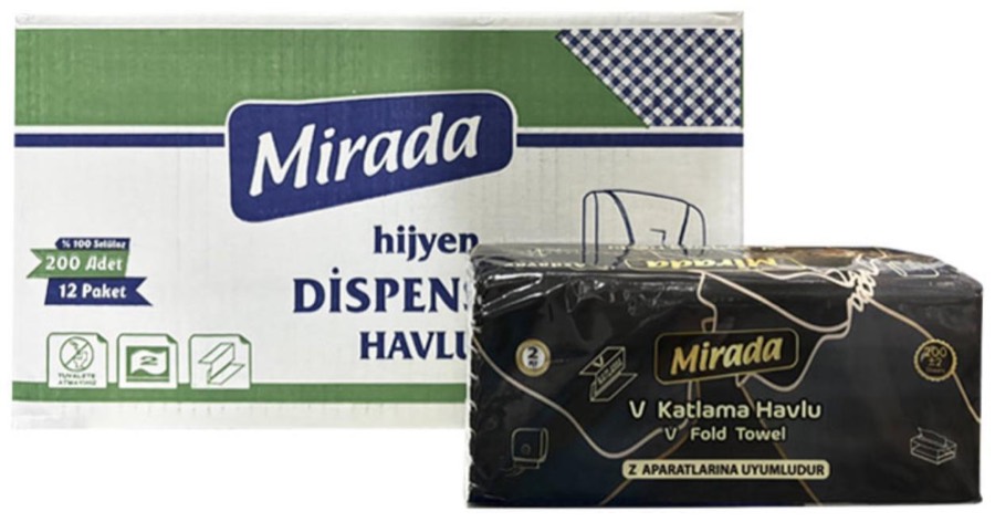 Mirada V katlama havlu